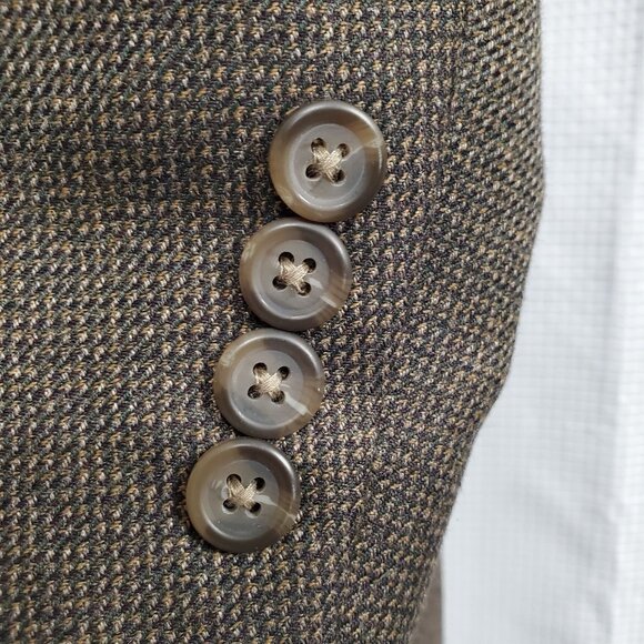 Chaps Mens 44R Blazer Sport Coat Two Button Academia Classic Business Casual - Picture 7 of 9